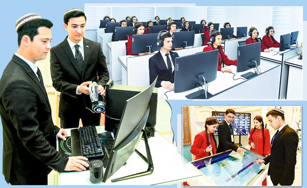 ÝOKARY OKUW MEKDEPLERINDE YLYM - BILIM - ÖNÜMÇILIK ARABAGLANYŞYGYNYŇ KÄMIL USULYNY DÖRETMEK