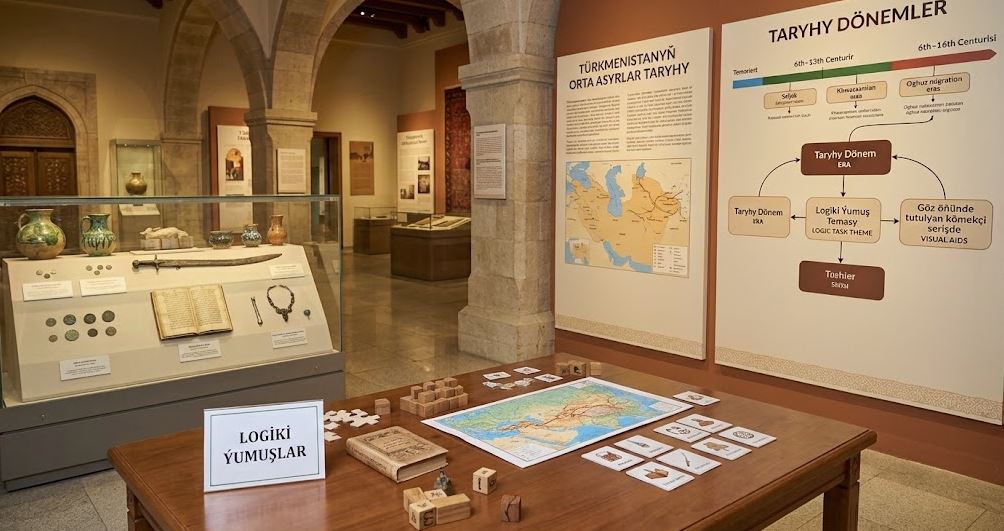 TÜRKMENISTANYŇ ORTA ASYRLAR TARYHYNY ÖWRETMEKDE LOGIKI ÝUMUŞLAR
